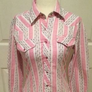 Cowgirl Hardware Western Shirt Small Pearl Snap